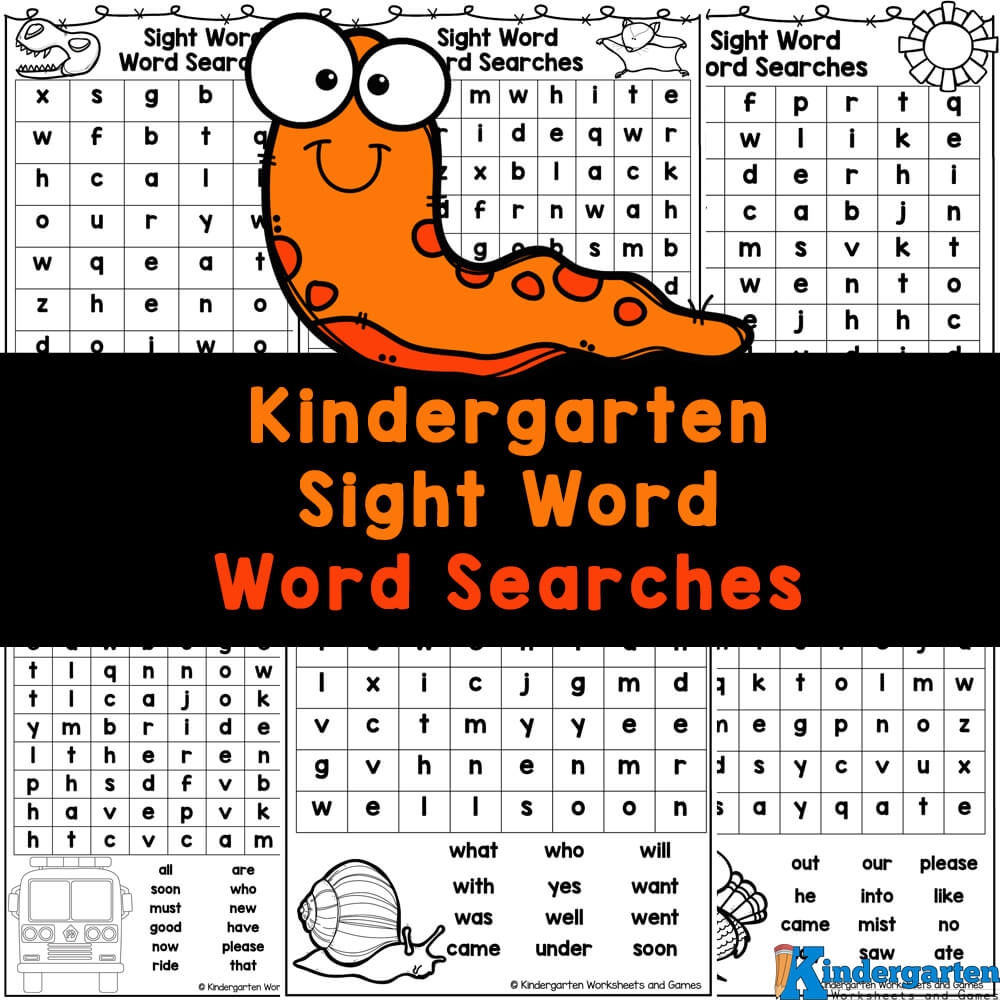 Sight Word Word Search Free Printable