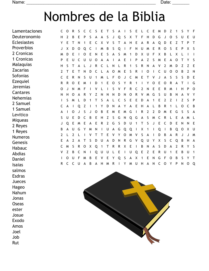 La BiBlia Word Search WordMint