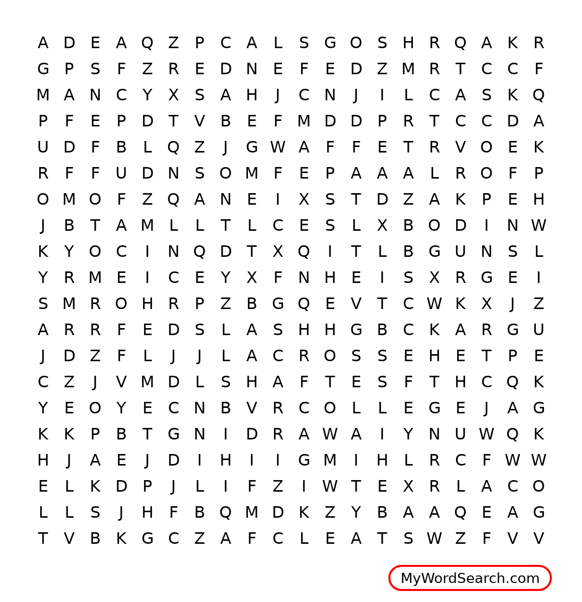 LACROSSE WORD SEARCH