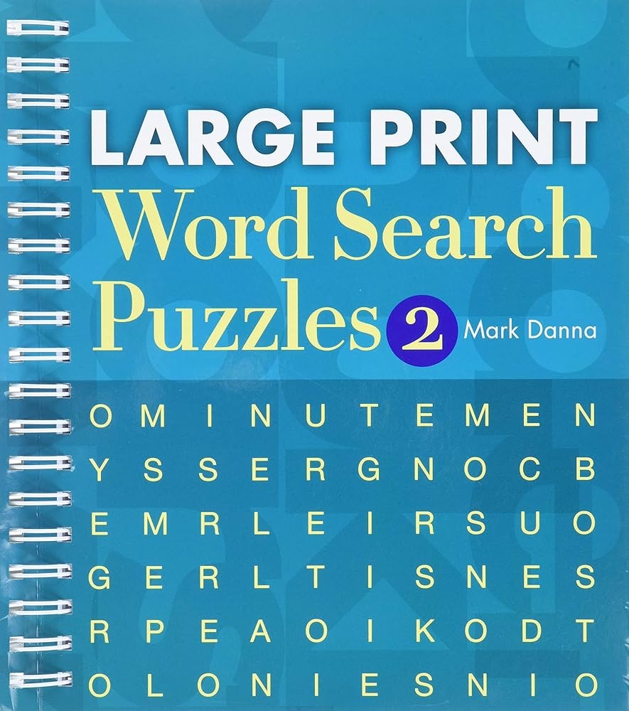 Large Print Word Search Puzzles 2 Danna Mark 9781402790300 Amazon Books