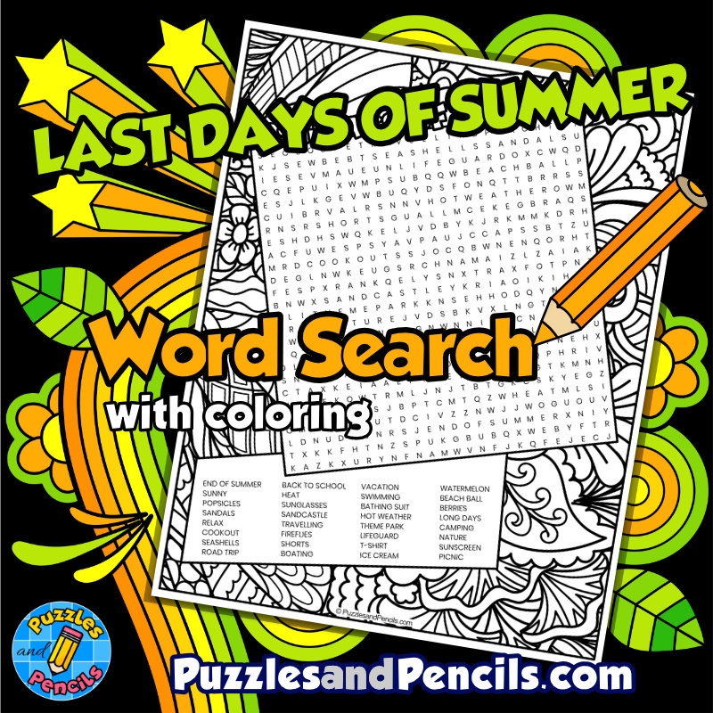Word Search Printable Lifeguard
