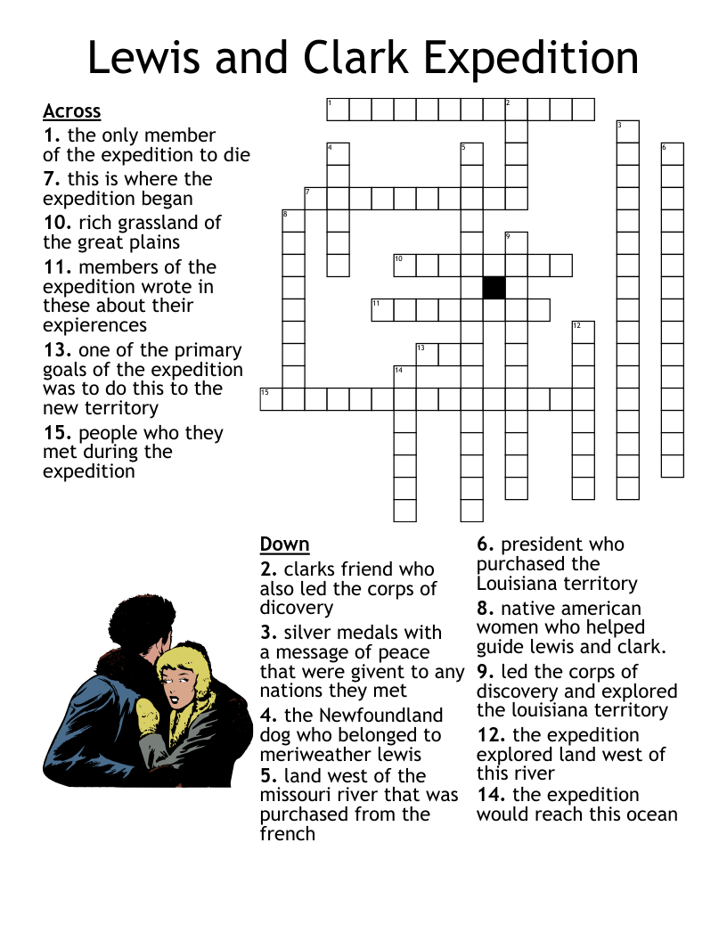 Lewis And Clark Expedition Word Search WordMint