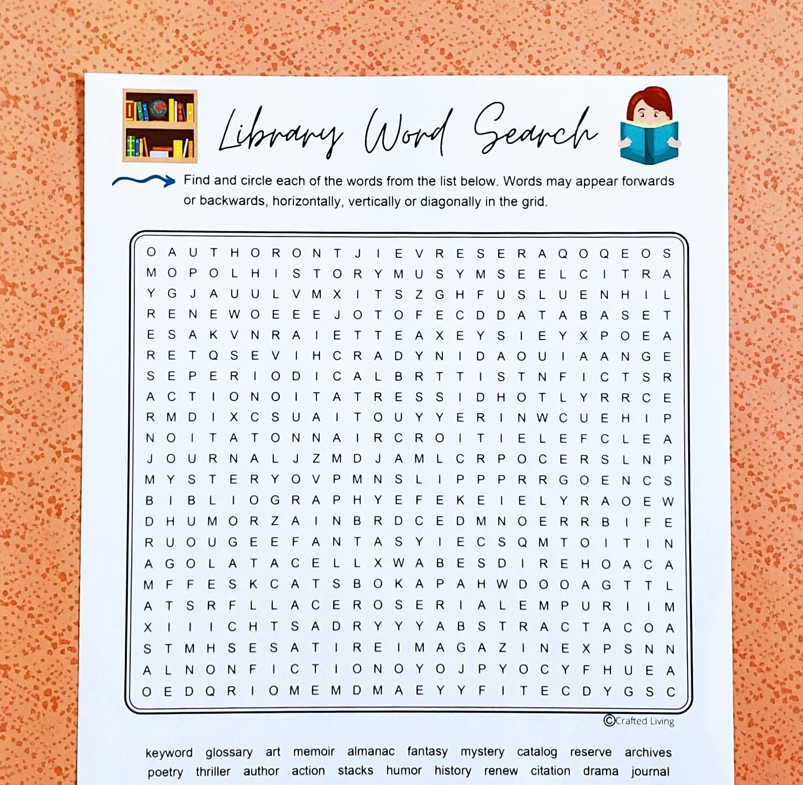 Vocabulary Word Search With List Printable