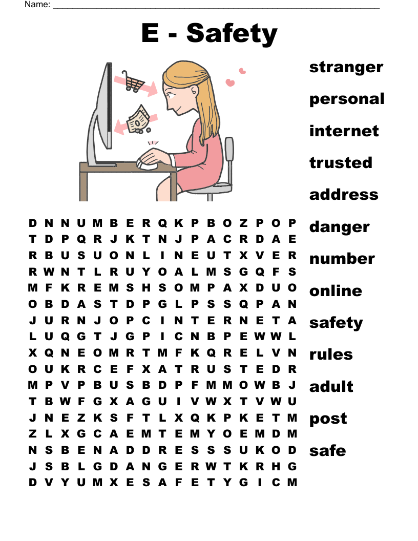 Livewires Health And Safety Word Search WordMint Livewires Health And Safety Word Search WordMint