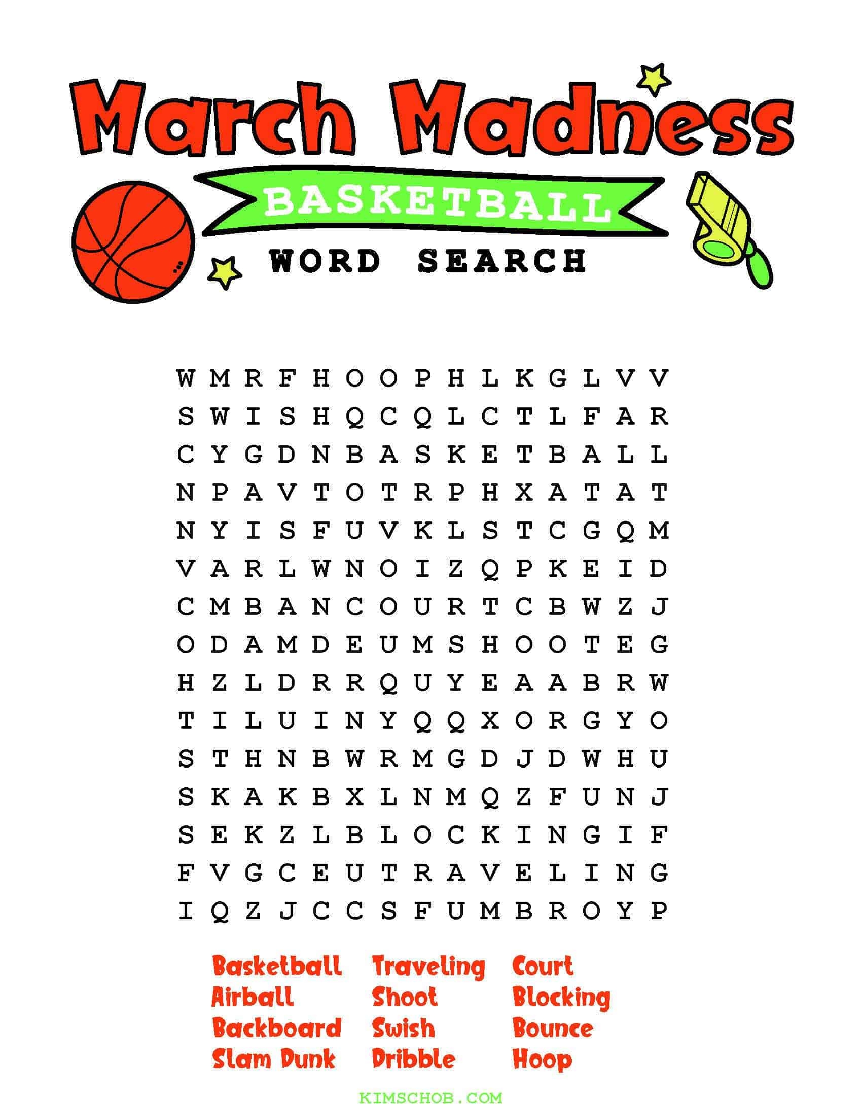 March Madness Basketball Party Ideas Free Printables Kim Schob