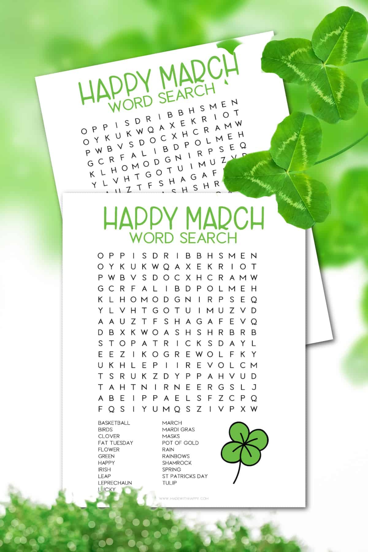 Birthstone Word Search Printable For Kids