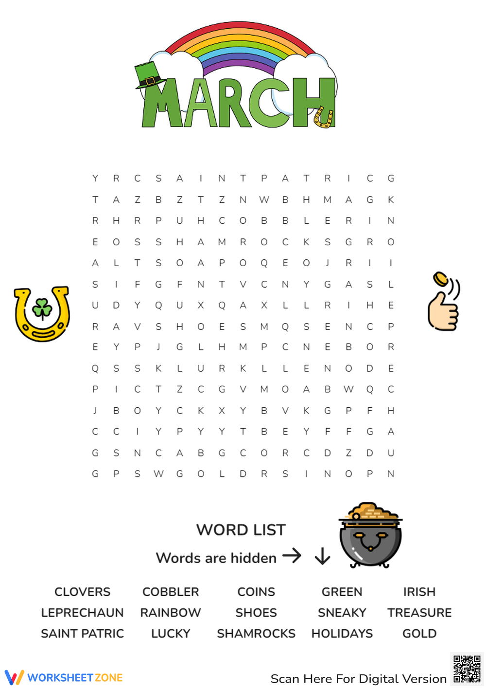 March Word Search