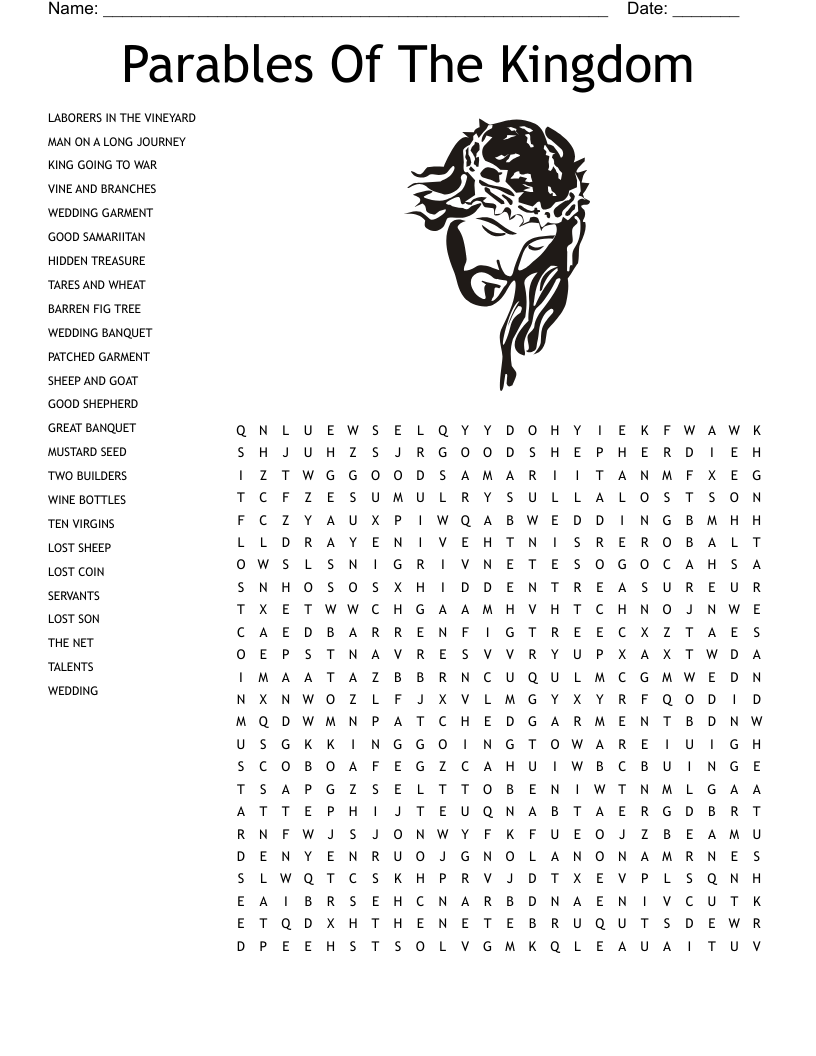 Mark 5 24 43 Word Search WordMint