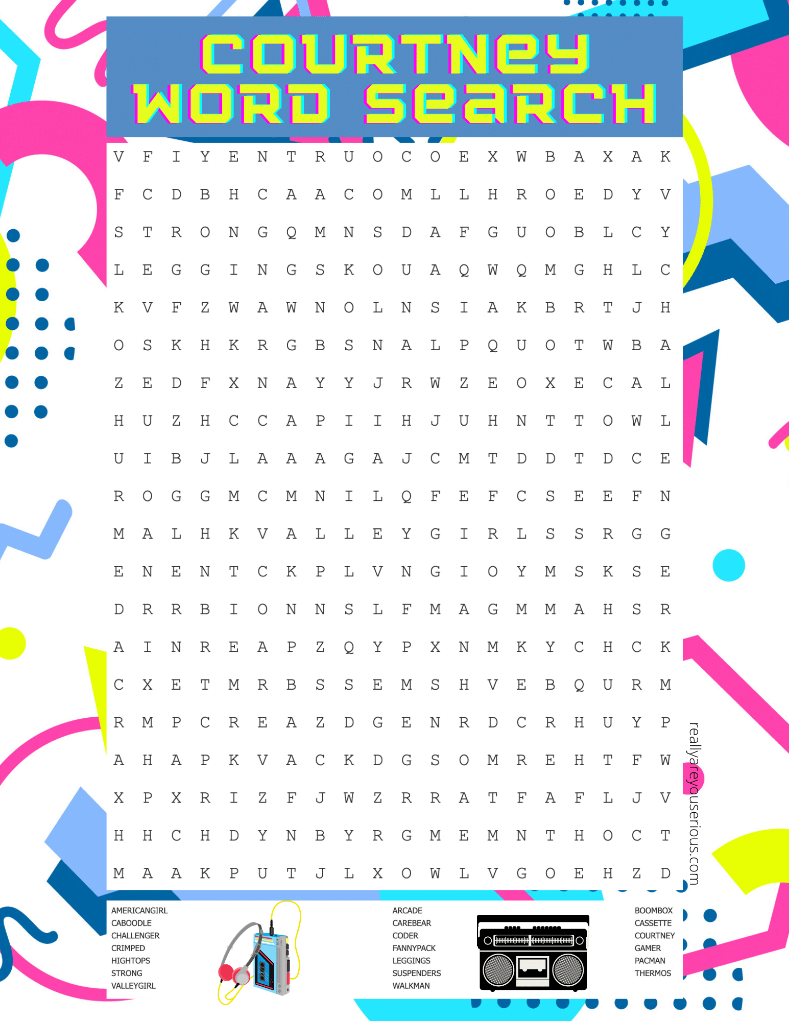 Meet American Girl s New Doll Courtney Plus A Free Word Search Printable Really Are You Serious 