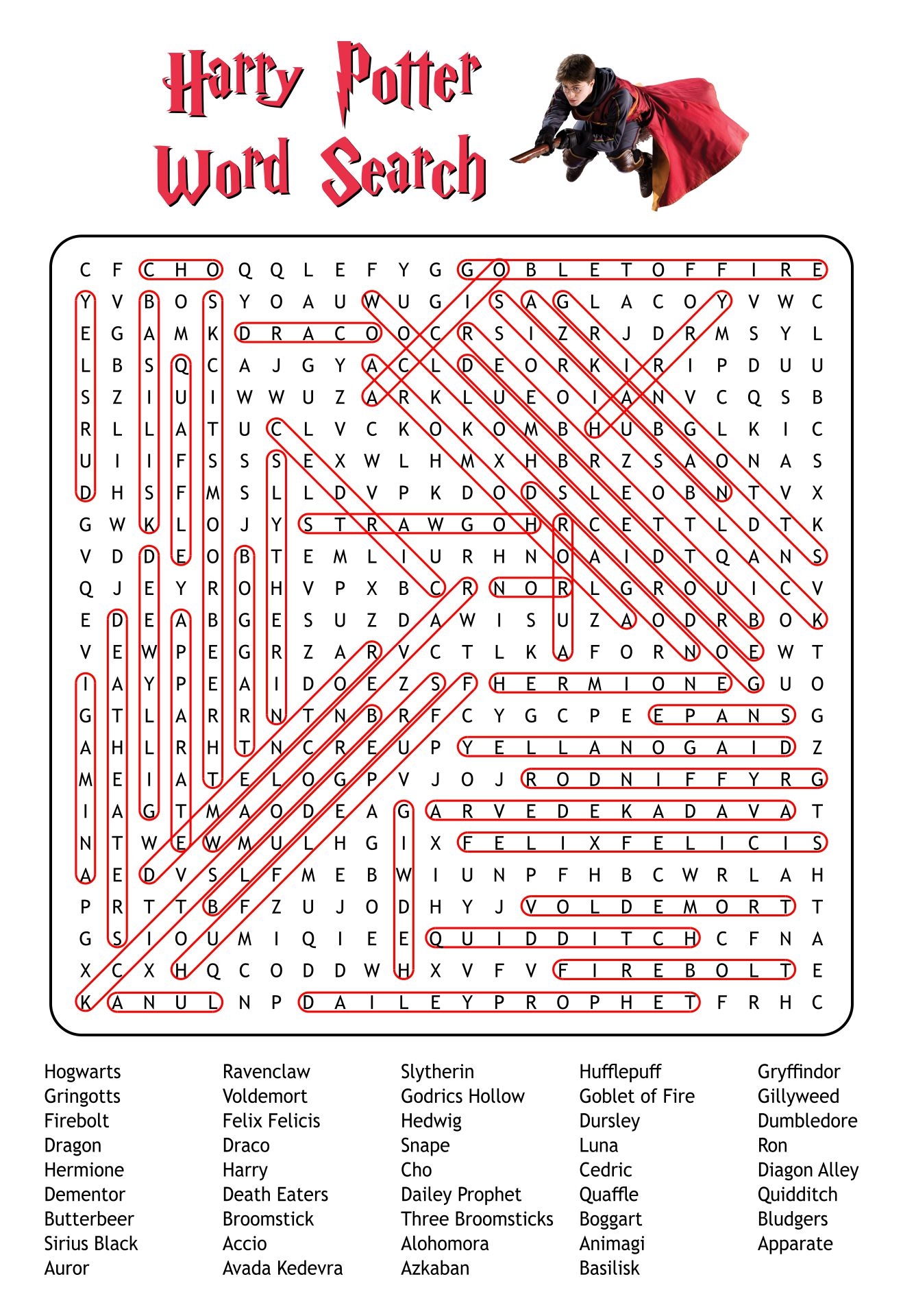 Mega Word Searches 10 Free PDF Printables Printablee