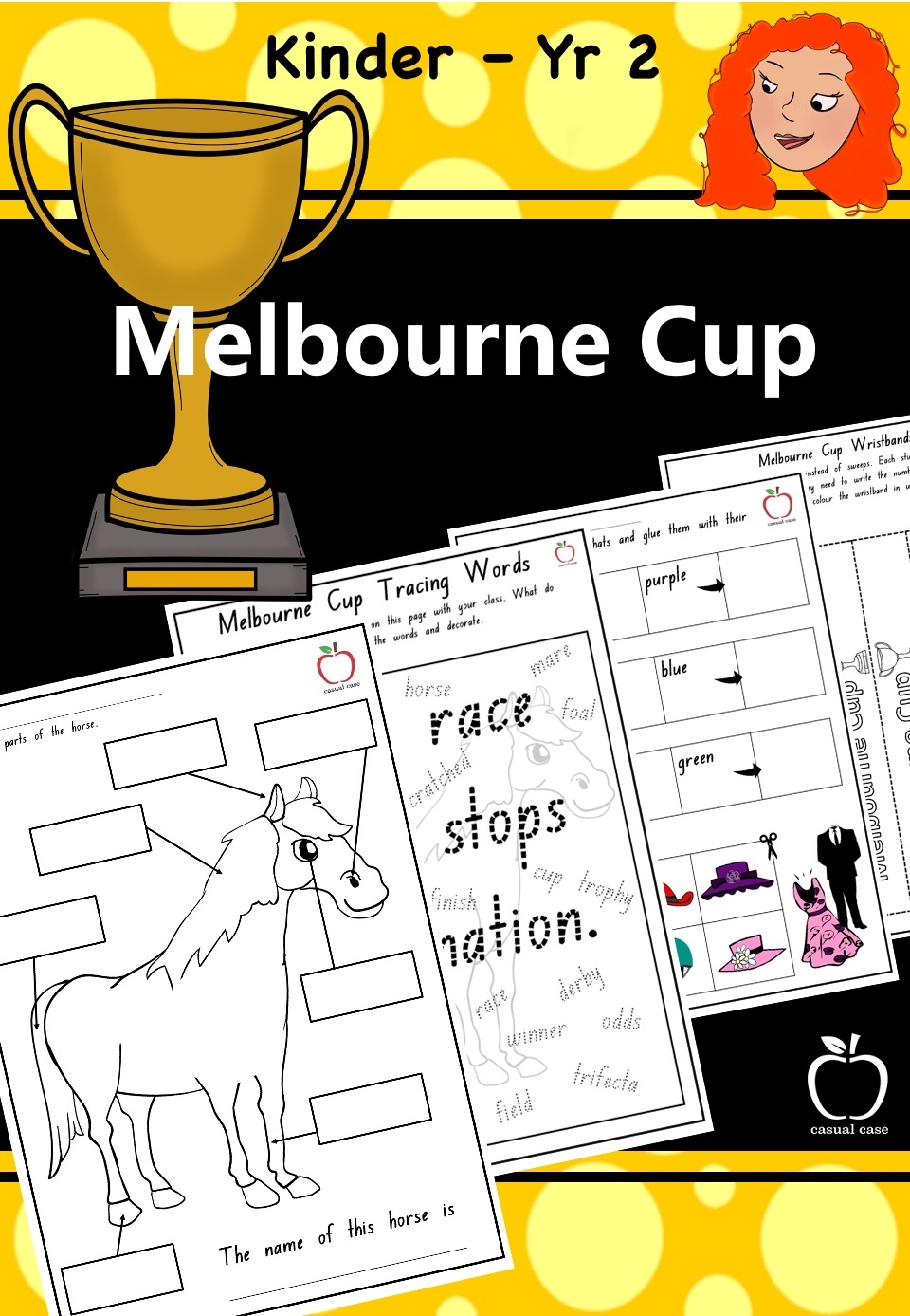 Melbourne Cup Word Search Printable