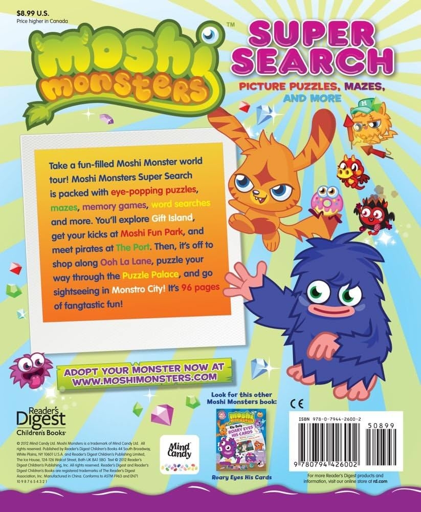 Moshi Monsters Super Search Moshi Monsters Super Search