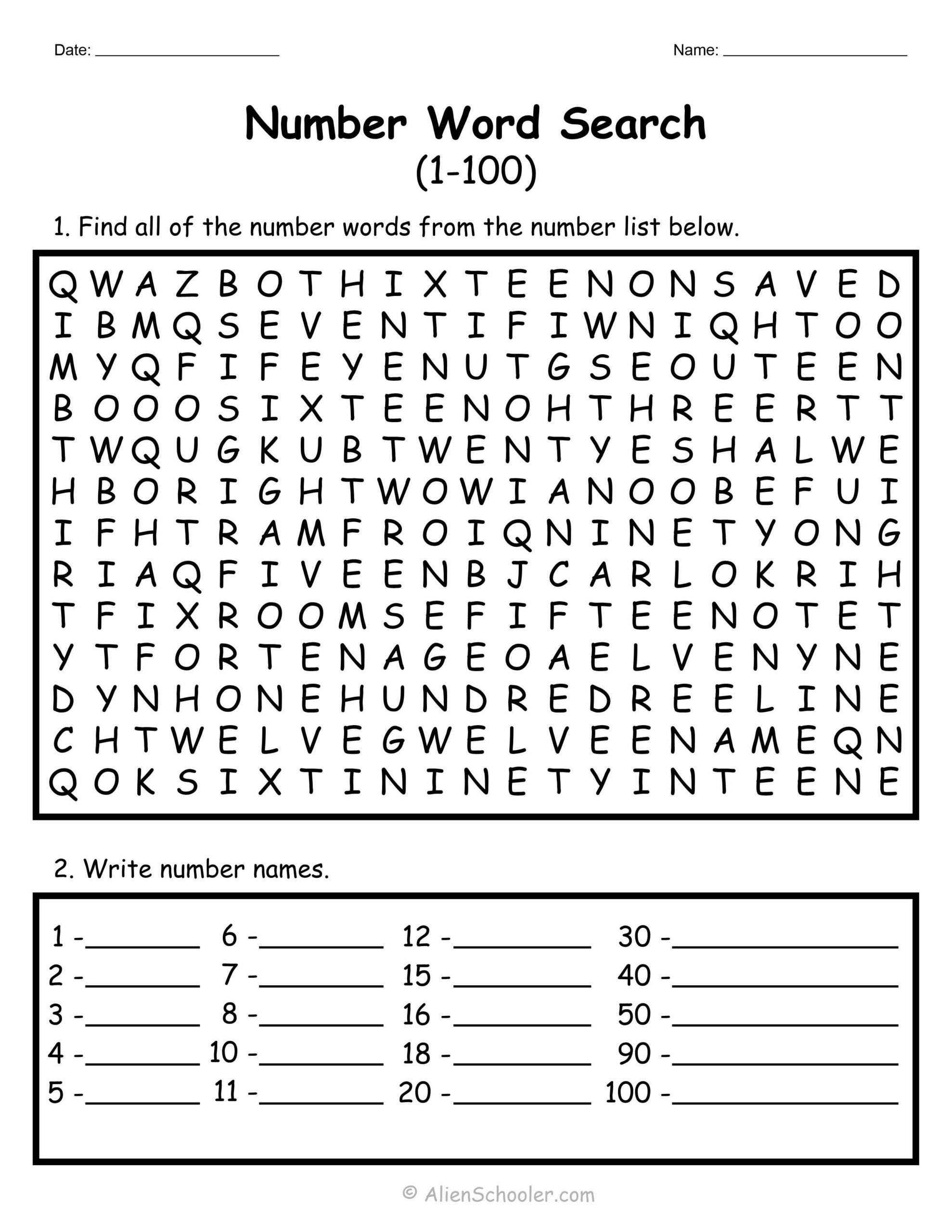 Printable 100 Word Word Search Pdf