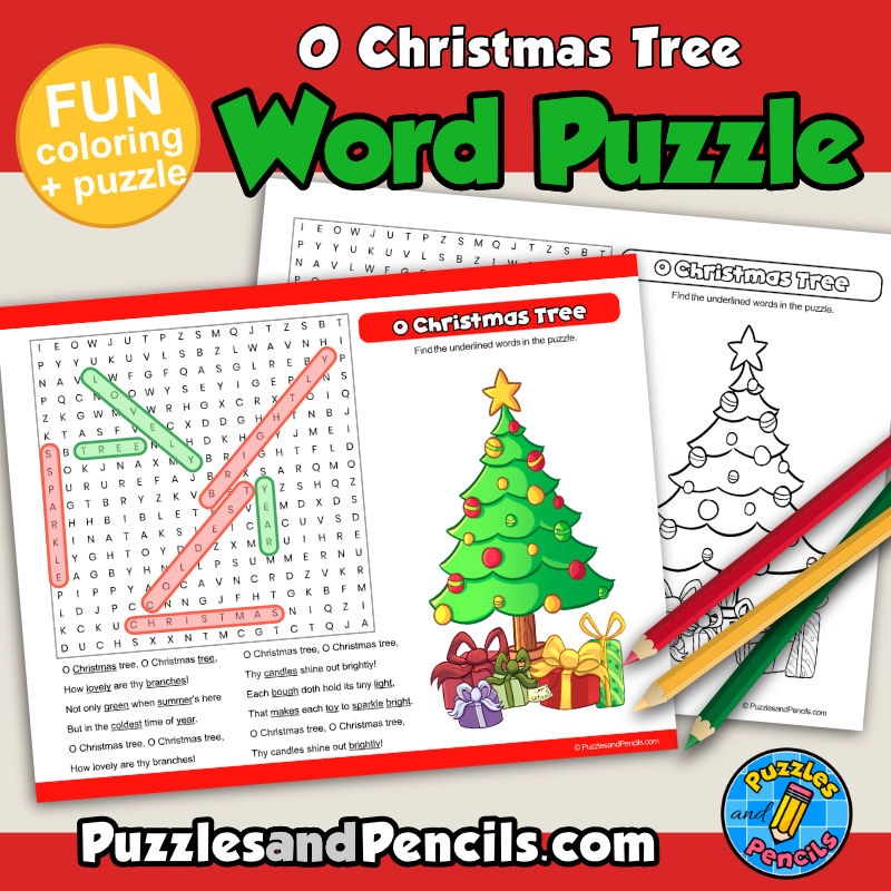 Tree Word Search Printable
