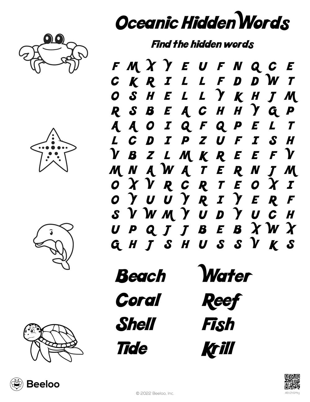 Printable Free Nautical Word Search