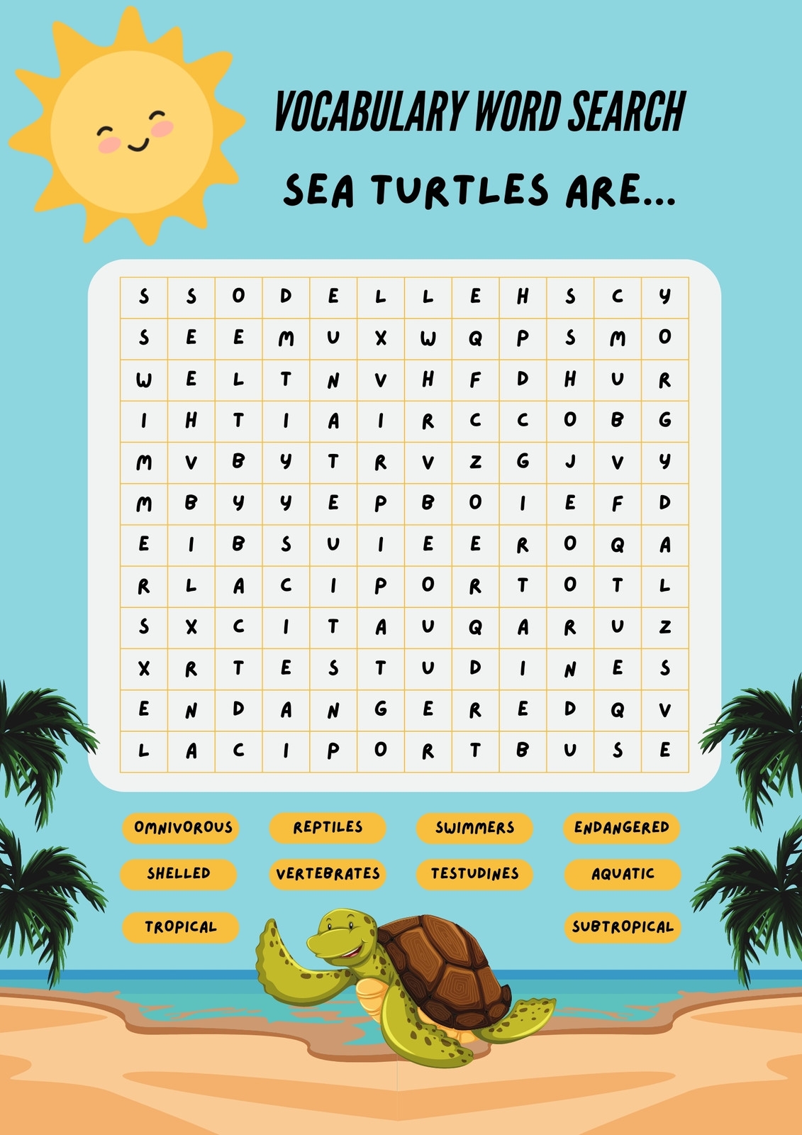 Printable Word Search Game Covid