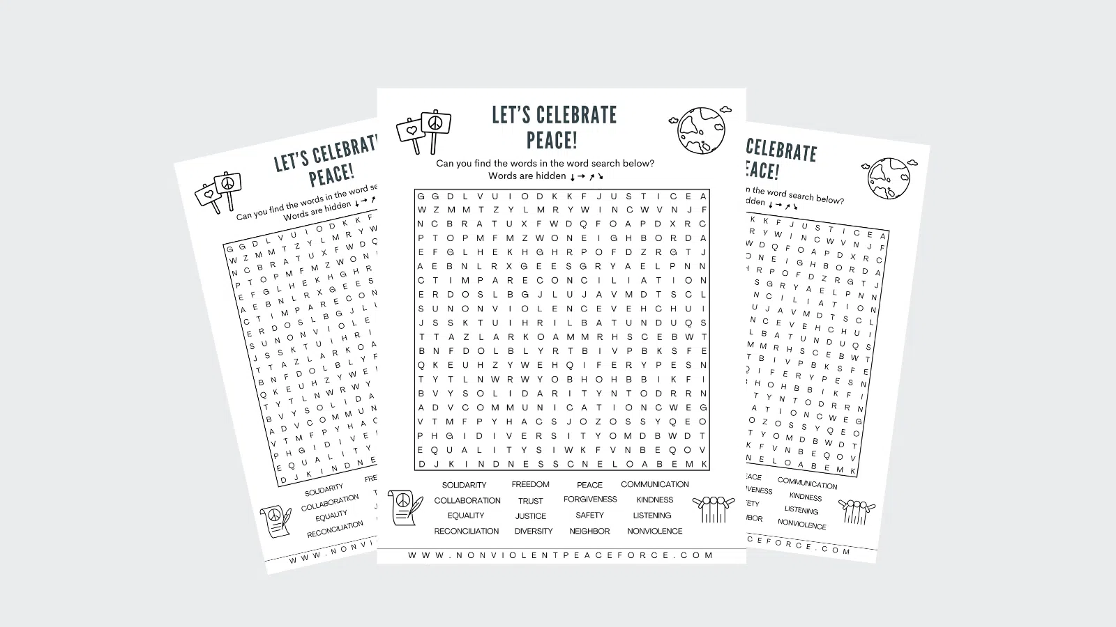 Peace Themed Printables U0026 Activities