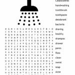 Personal Hygiene Word Search WordMint