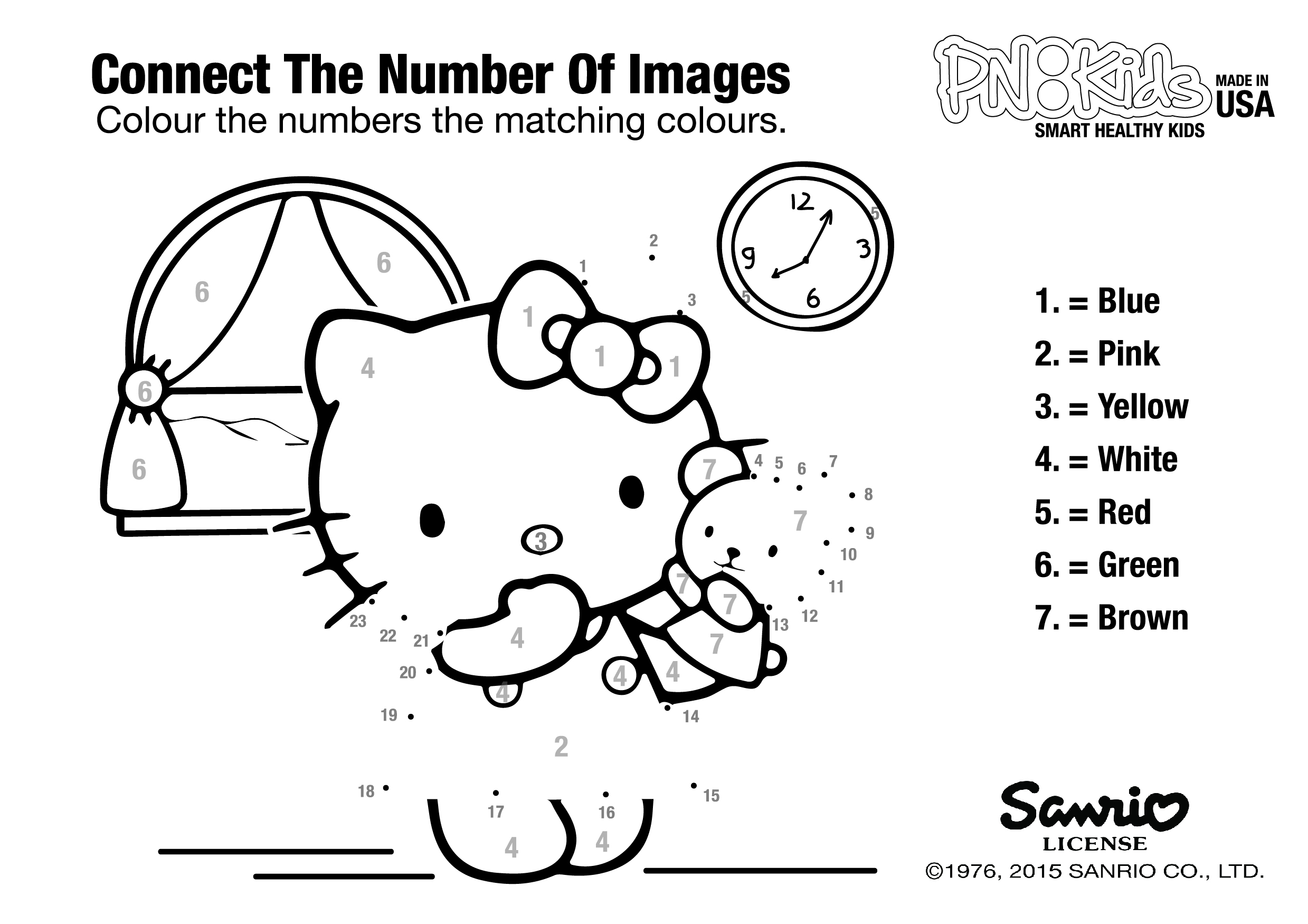 Hello Kitty Word Search Free Printable