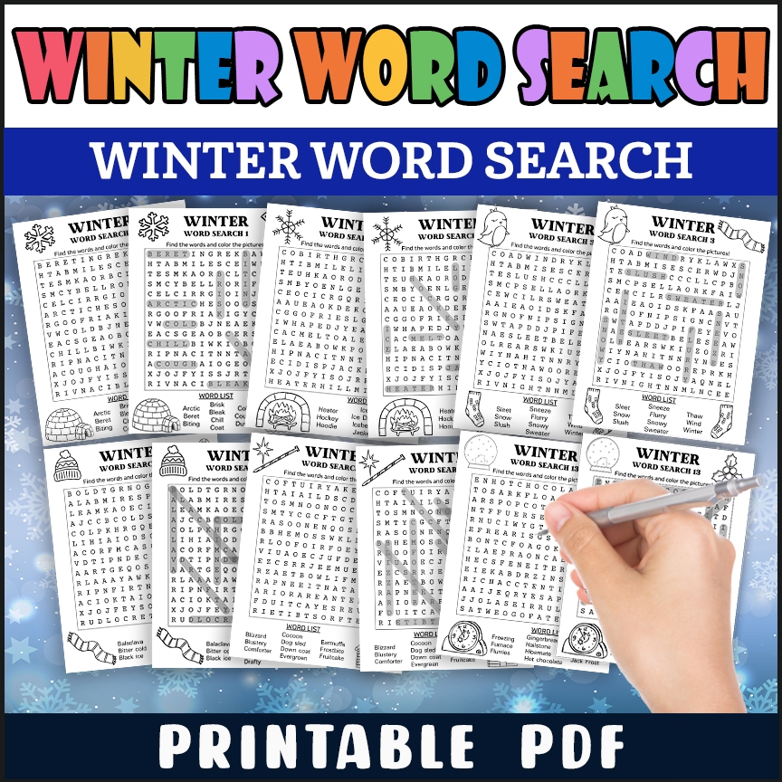 Printable Word Search Pdf Kids