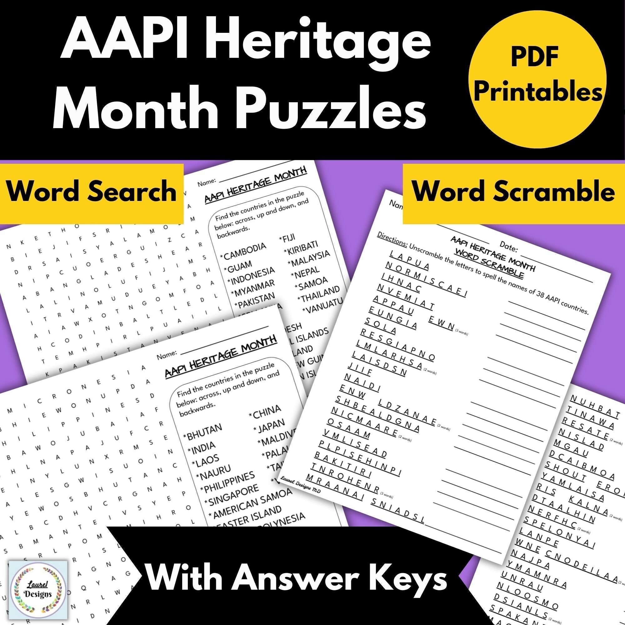Printable Southeast Asia Pakinstan Word Search