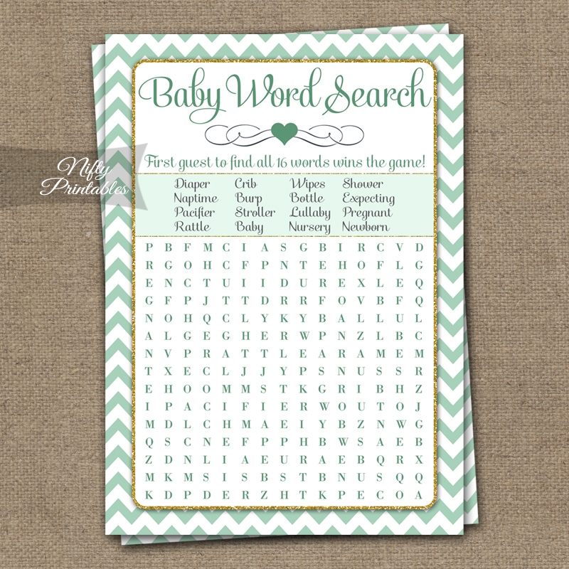 Printable Baby Shower Word Search Pdf Printable Baby Shower Word Search Pdf