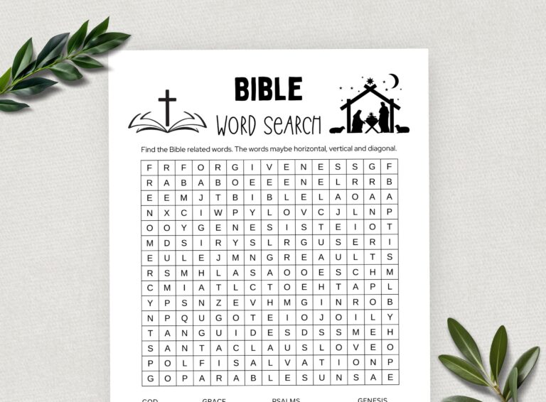 Printable Bible Word Search Word Search Game Fun Christian Youth 