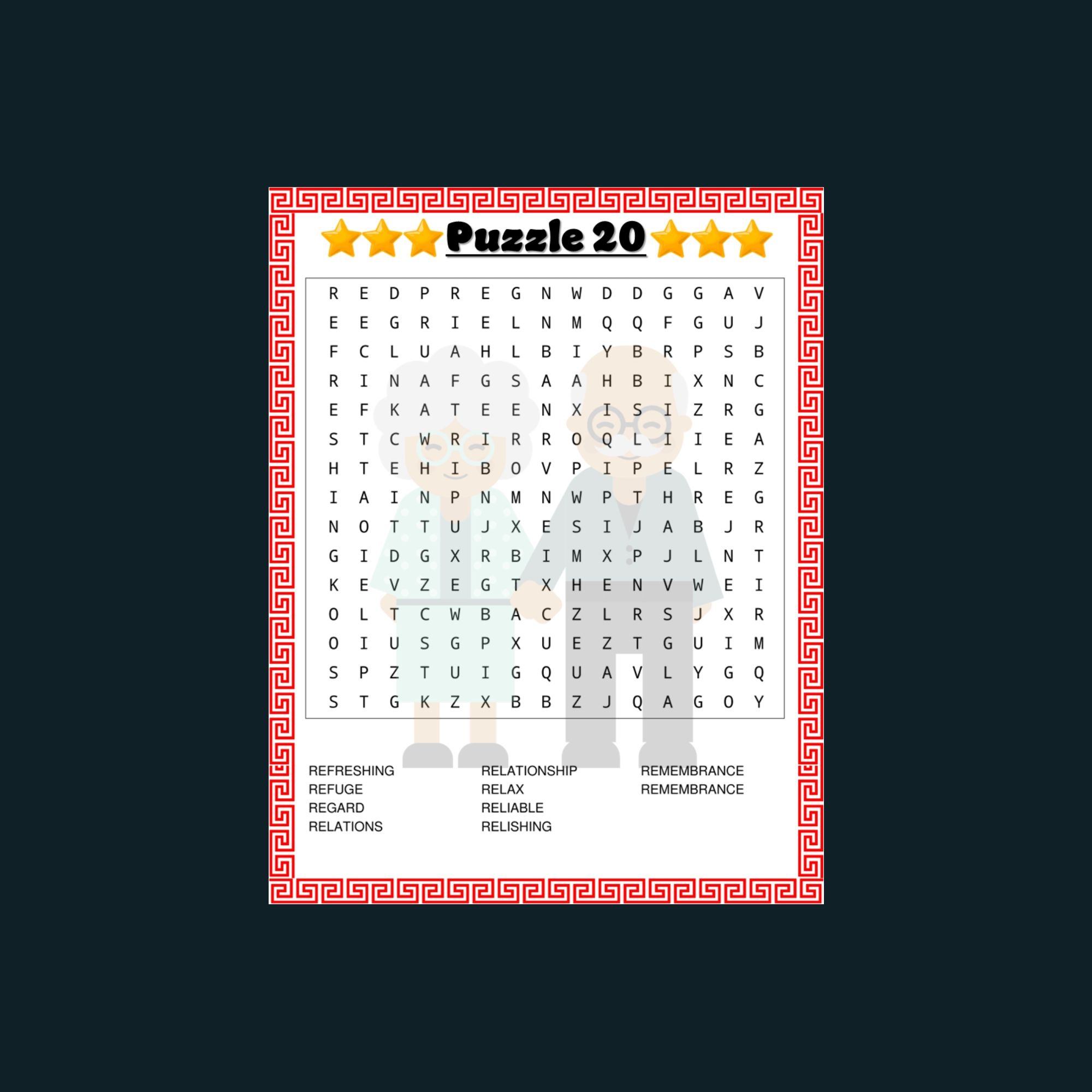 Printable Grandparents Day Word Search With Solutions Fun September Activities