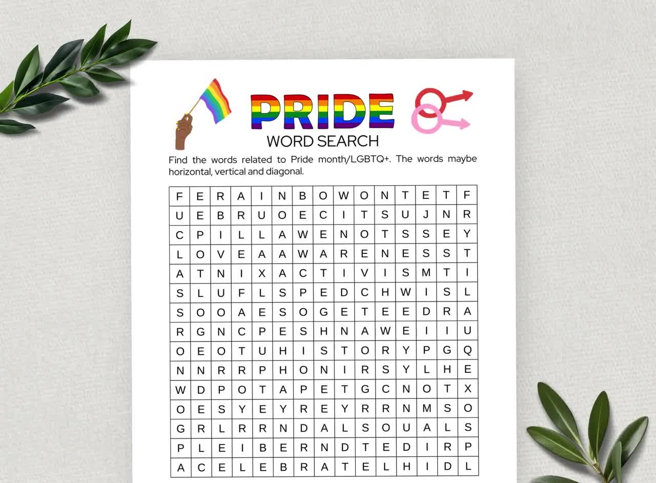 Rainbow Puzzles And Word Search Printable