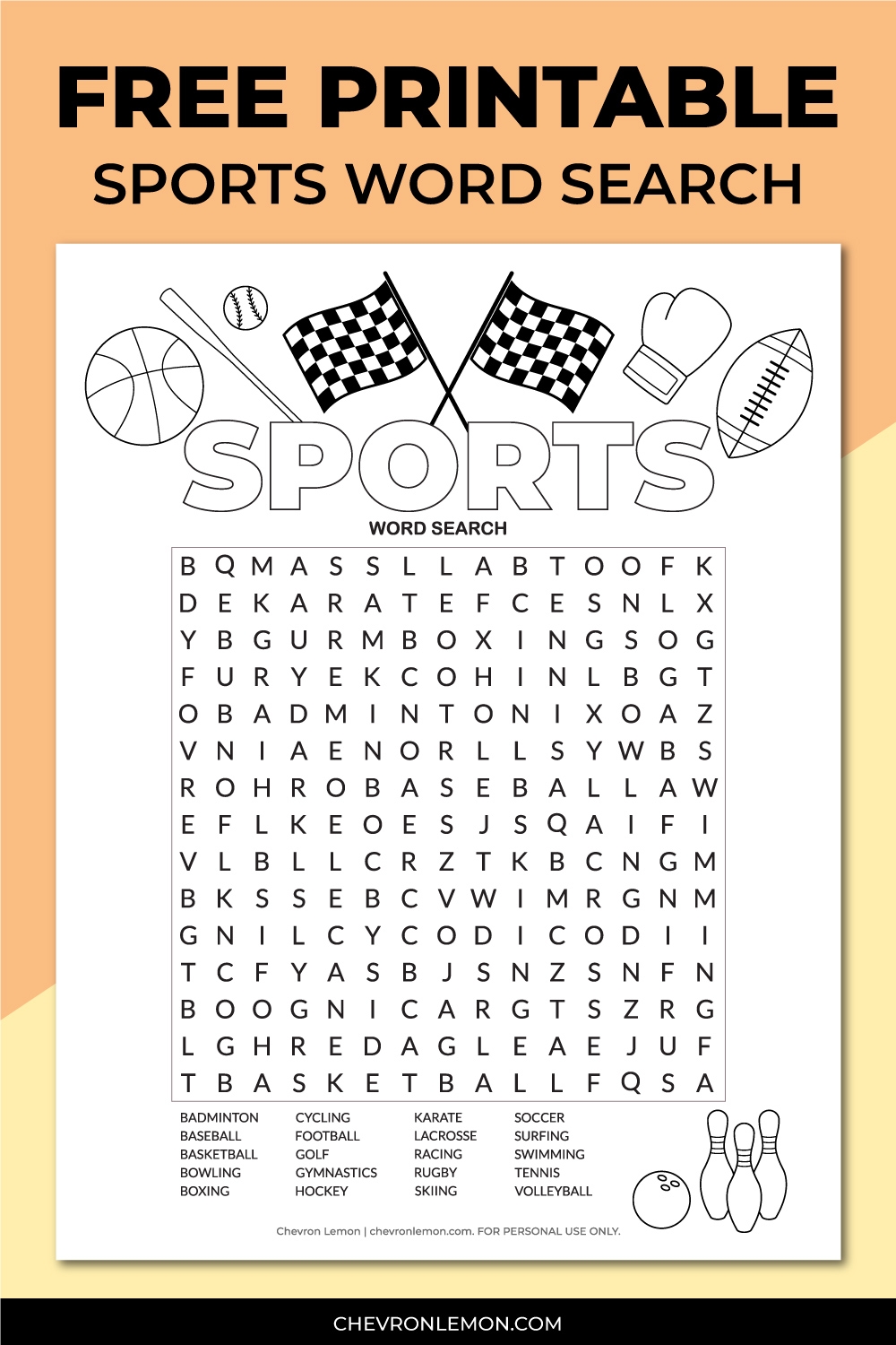 Free Printable Baseball Word Searches