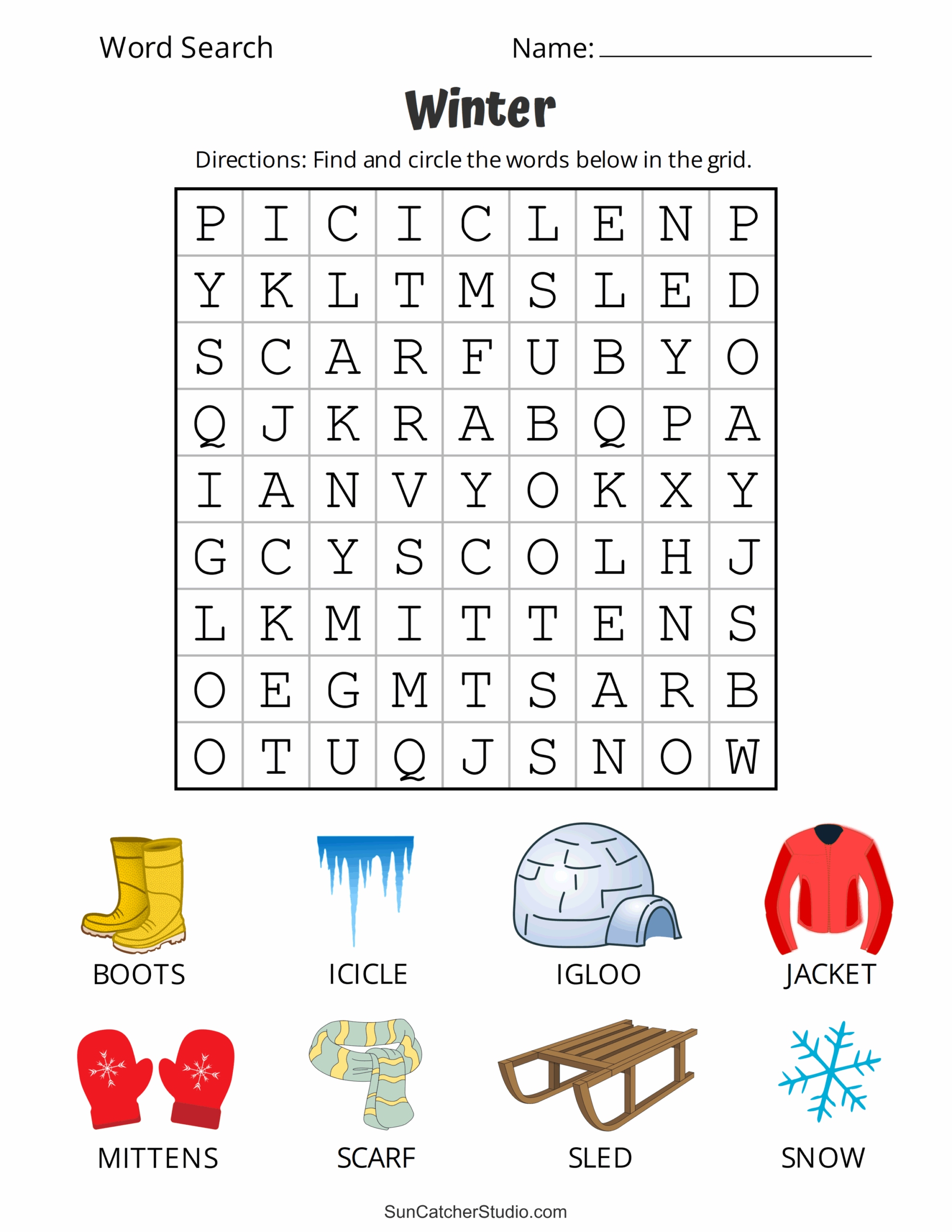 Printable Winter Word Search Puzzles Word Find Free Printables Printable Winter Word Search Puzzles Word Find Free Printables