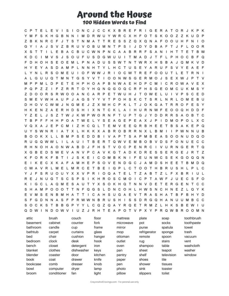 Printable Word Searches Brainzilla Worksheets Library