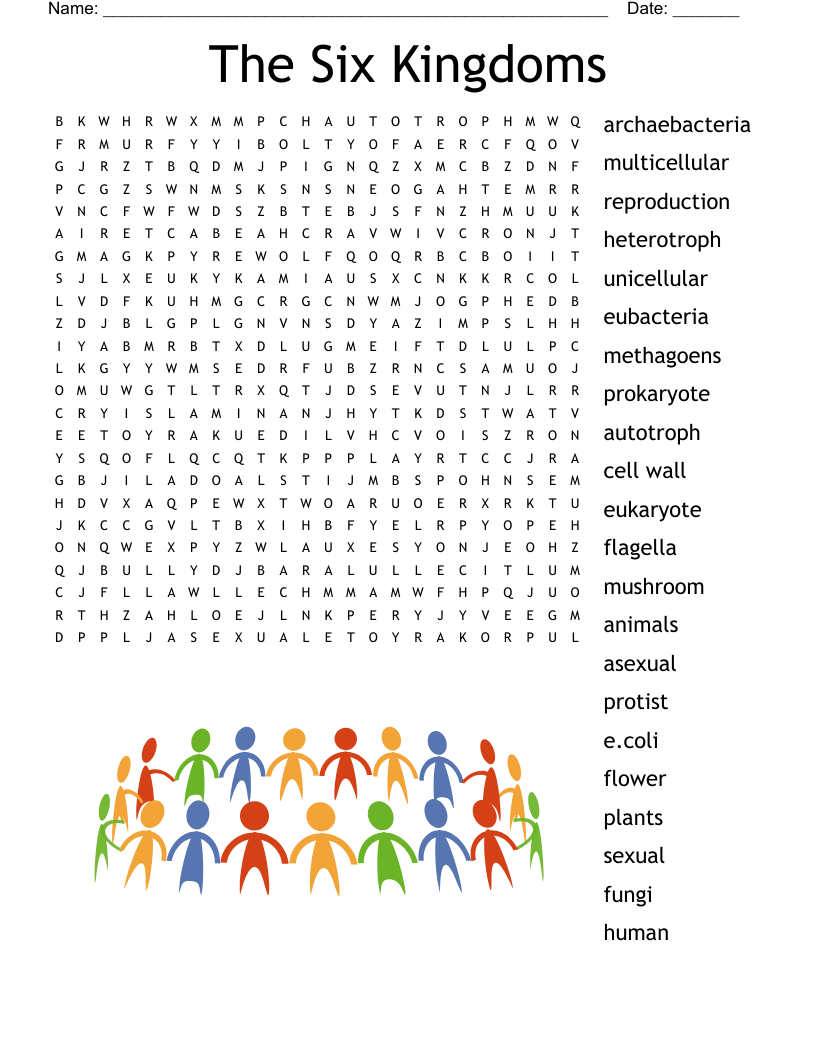 Protists And Fungi Word Search WordMint