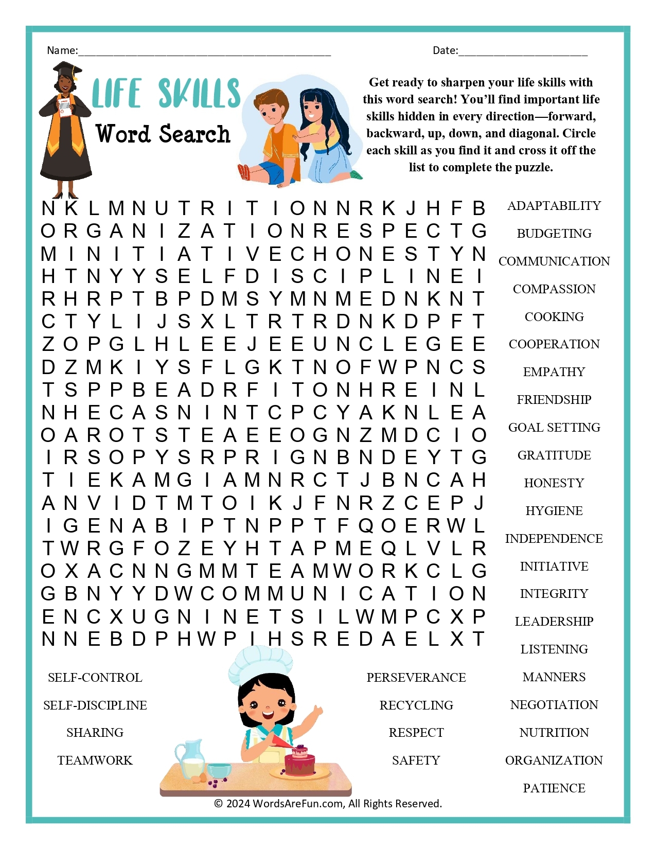 Psychology U0026 Sociology Word Search Puzzles For Free
