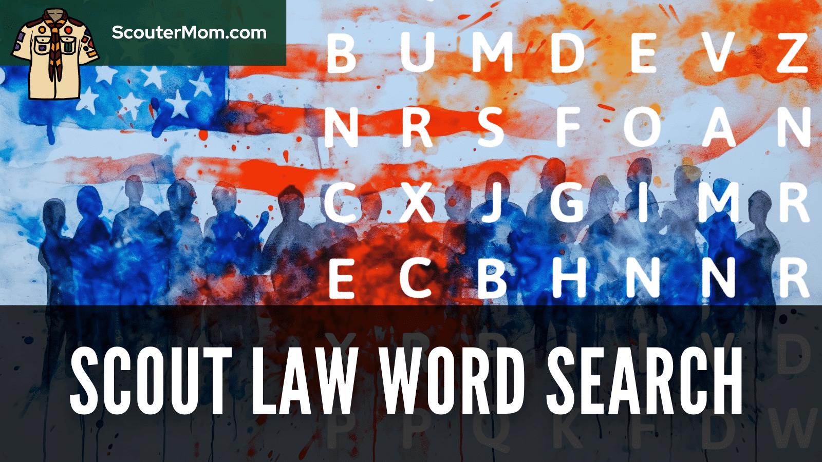 Scout Law Word Search Puzzle Free Resource For 2025 Scouter Mom