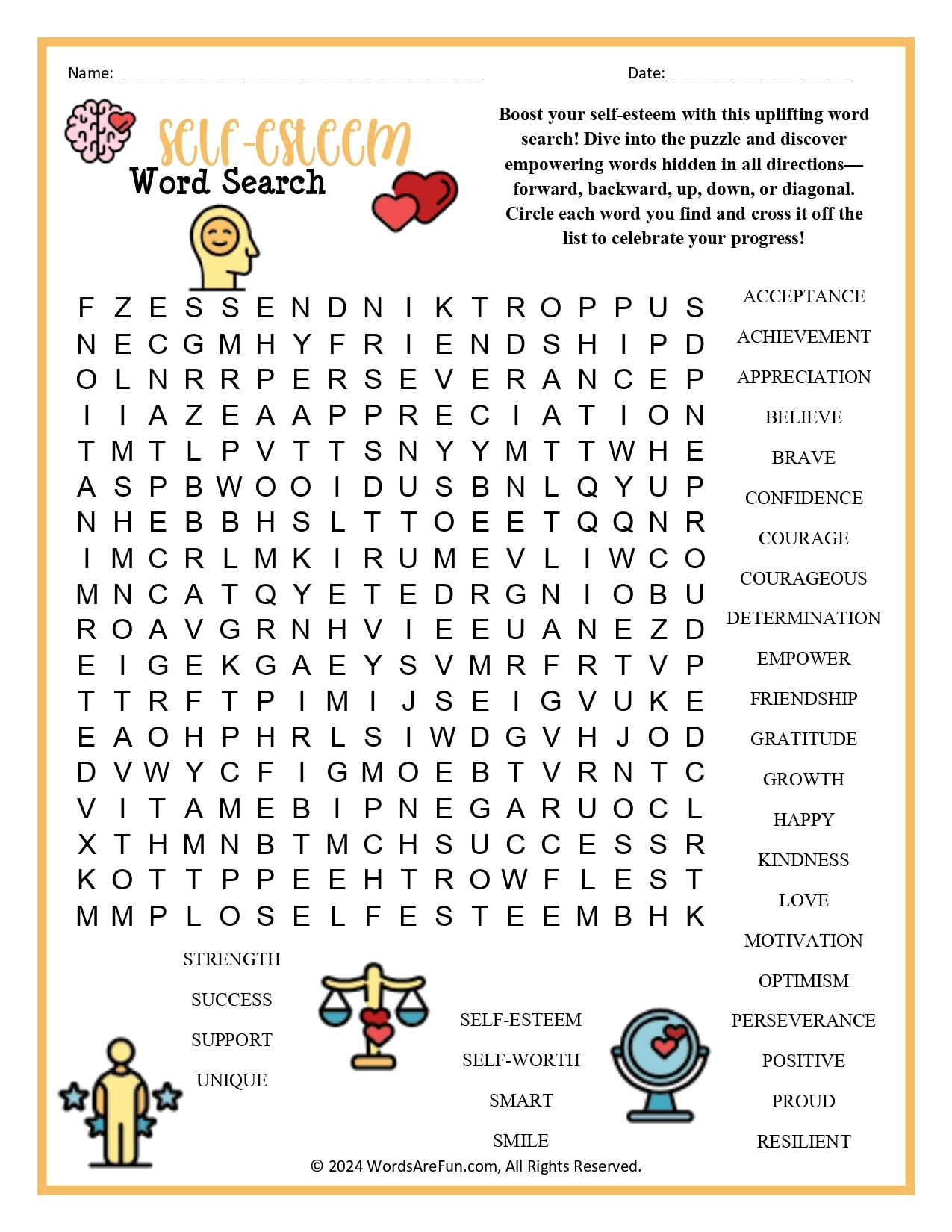 Word Searches Free Printable For Adults