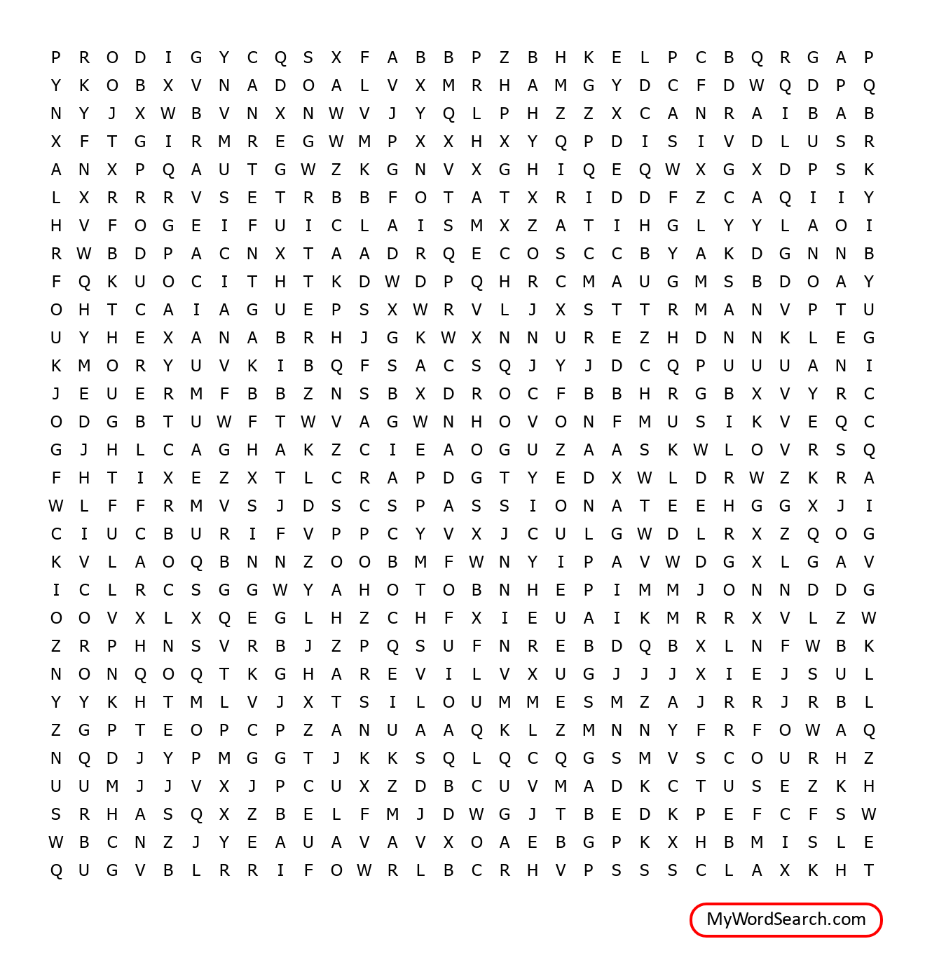 Stevie Wonder Word Search