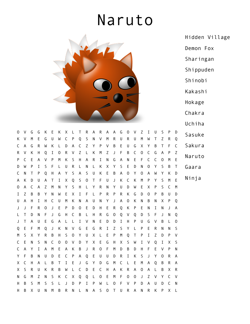 Stone Fox Free Printable Word Search