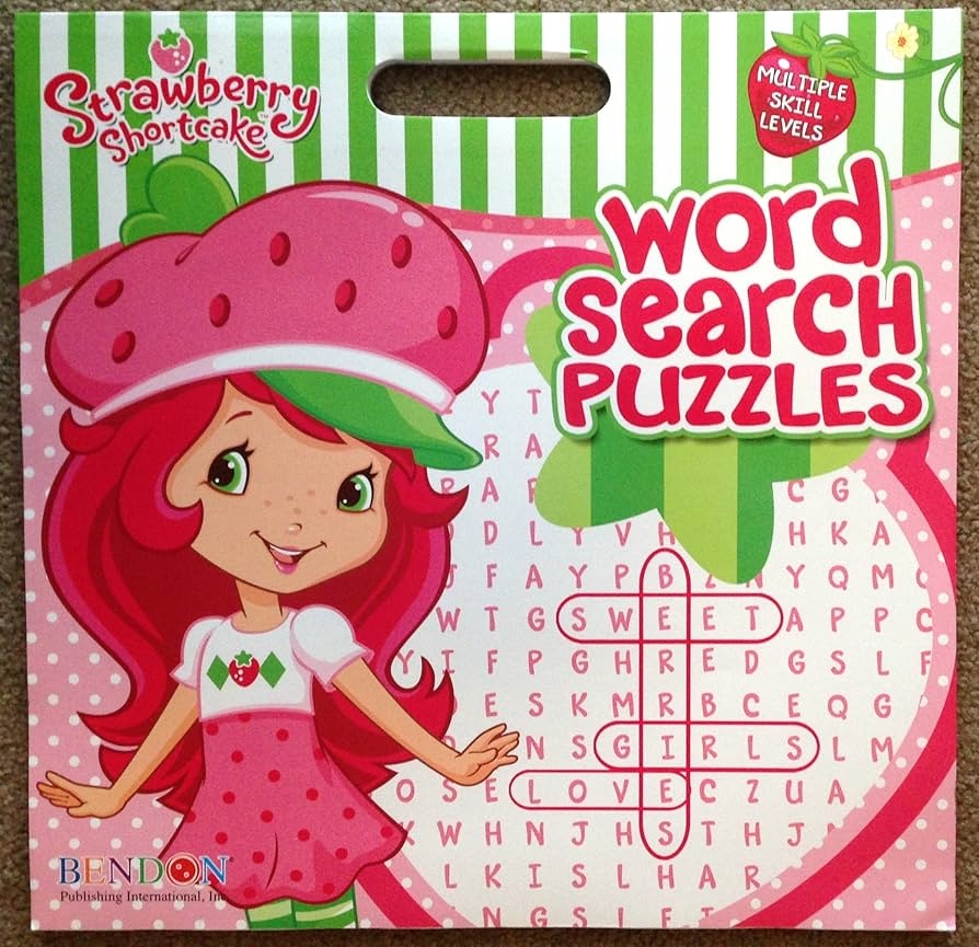 STRAWBERRY SHORTCAKE Word Search Puzzles Giant Activity Book Large 15
