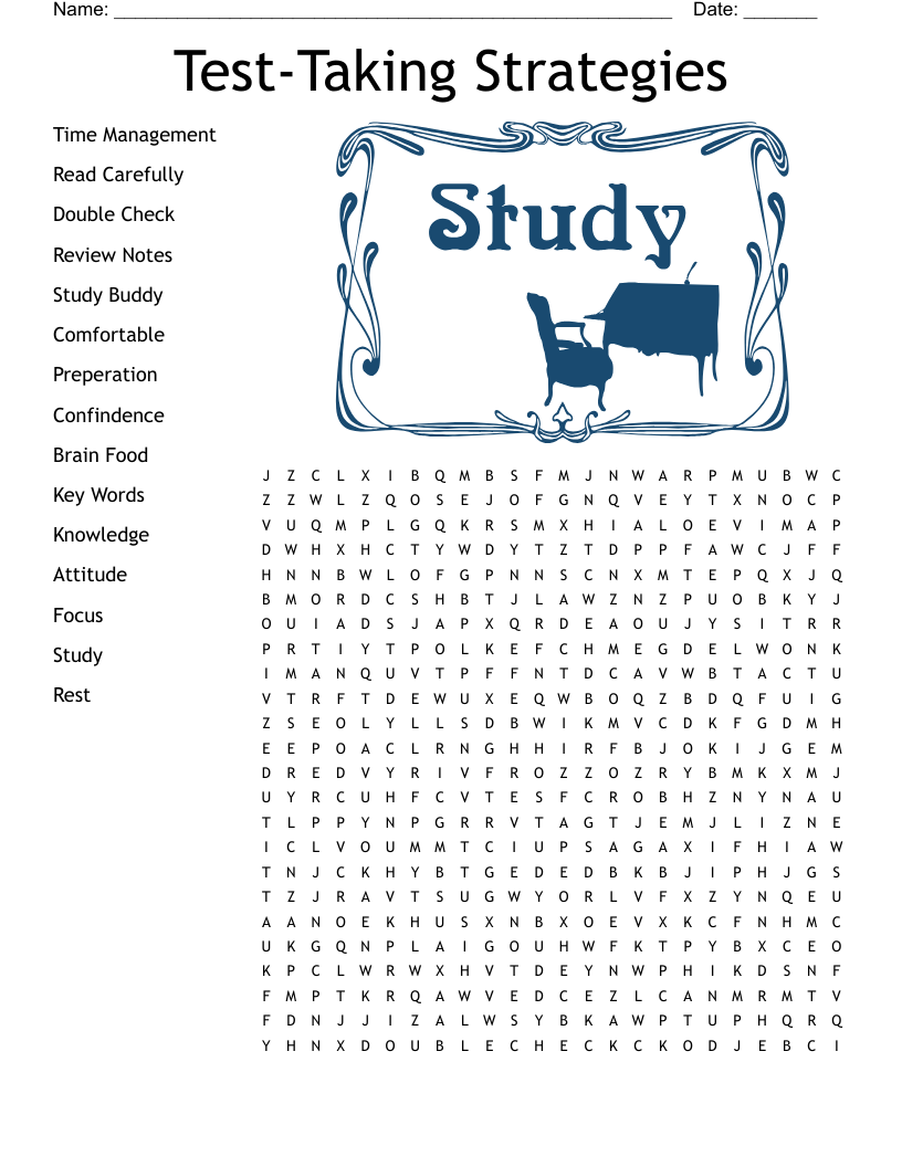 Printable Word Search On Teaching Strategies