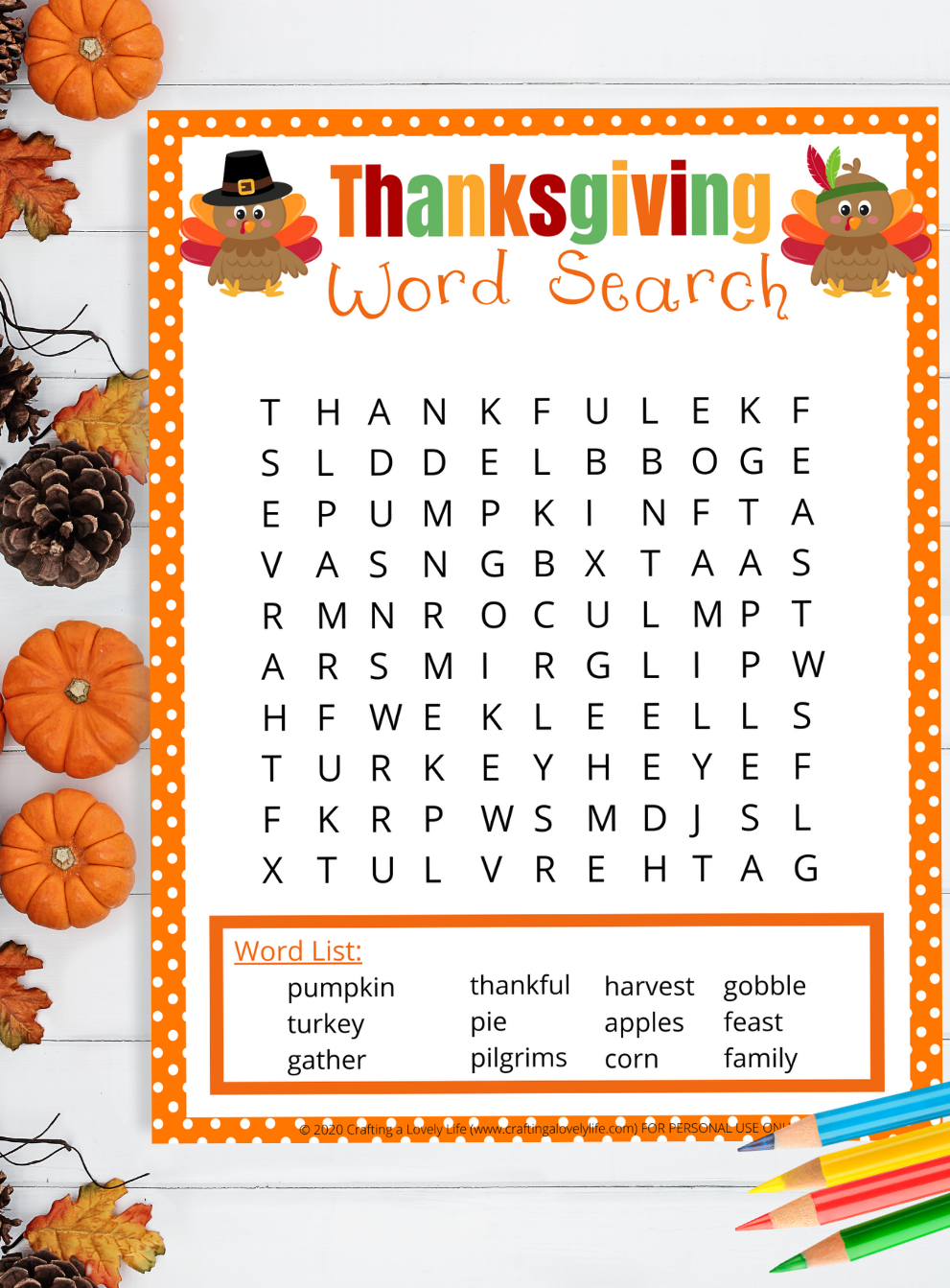 Thanksgiving Word Search Free Printable Thanksgiving Word Search Free Printable