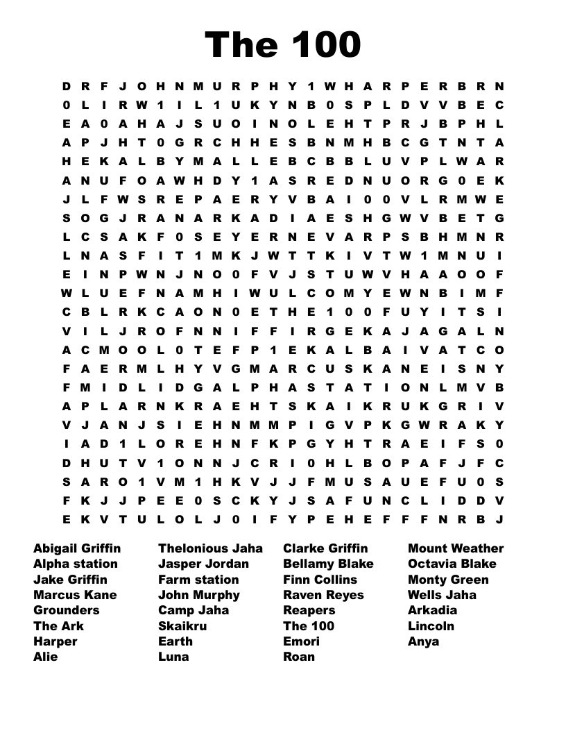 The 100 Word Search WordMint