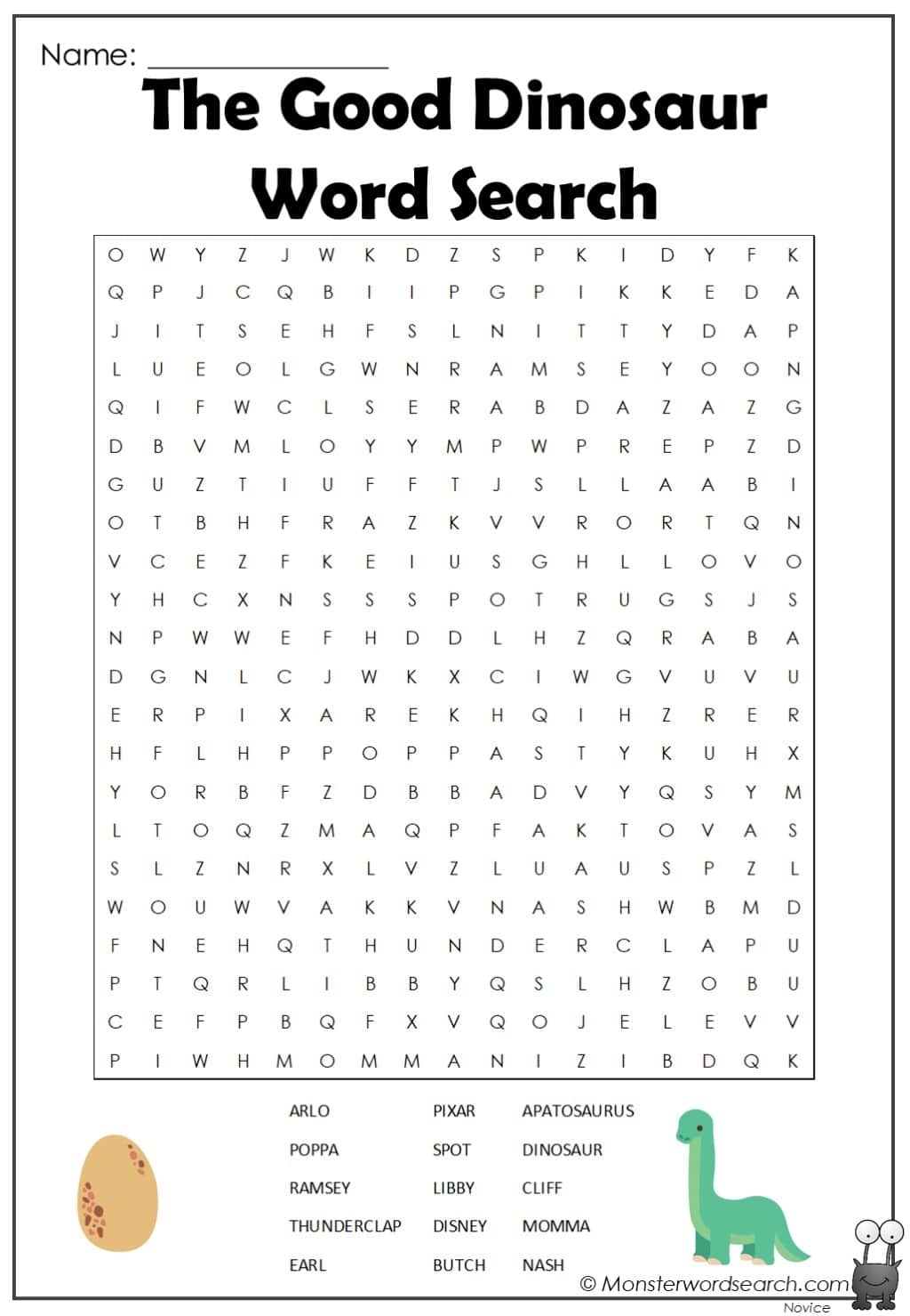 Dora The Explorer Word Search Printable
