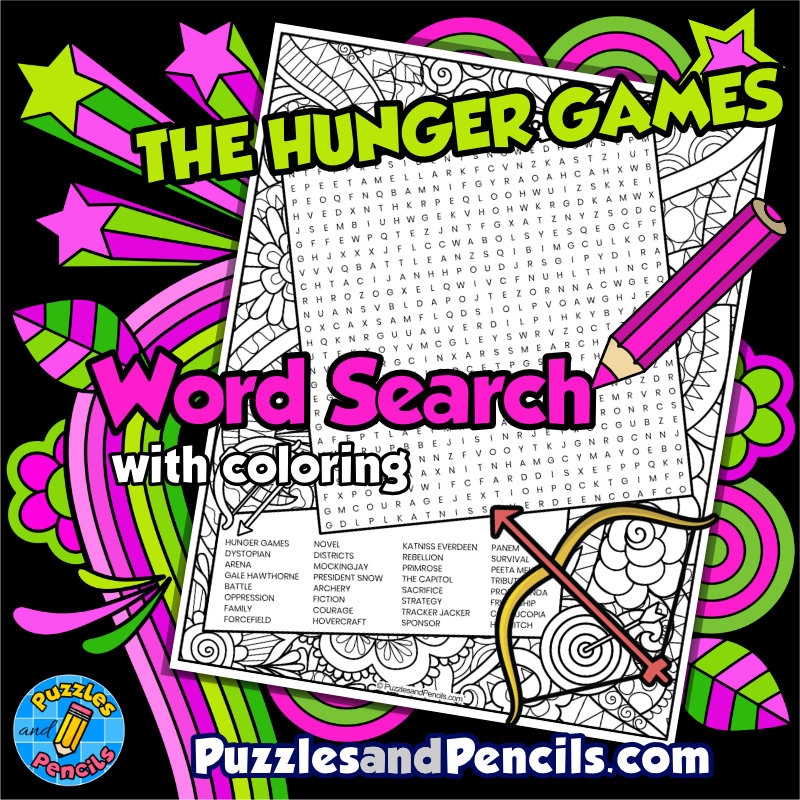 Mockingjay Word Search Printable