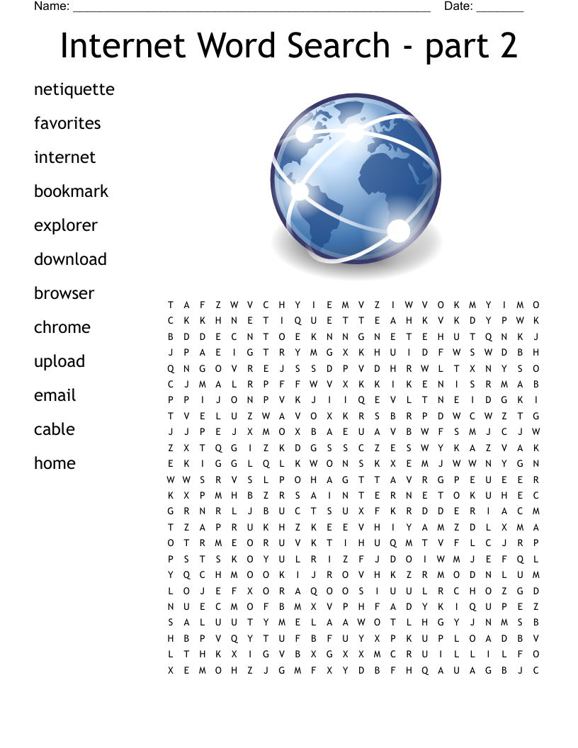 The Internet Word Search WordMint