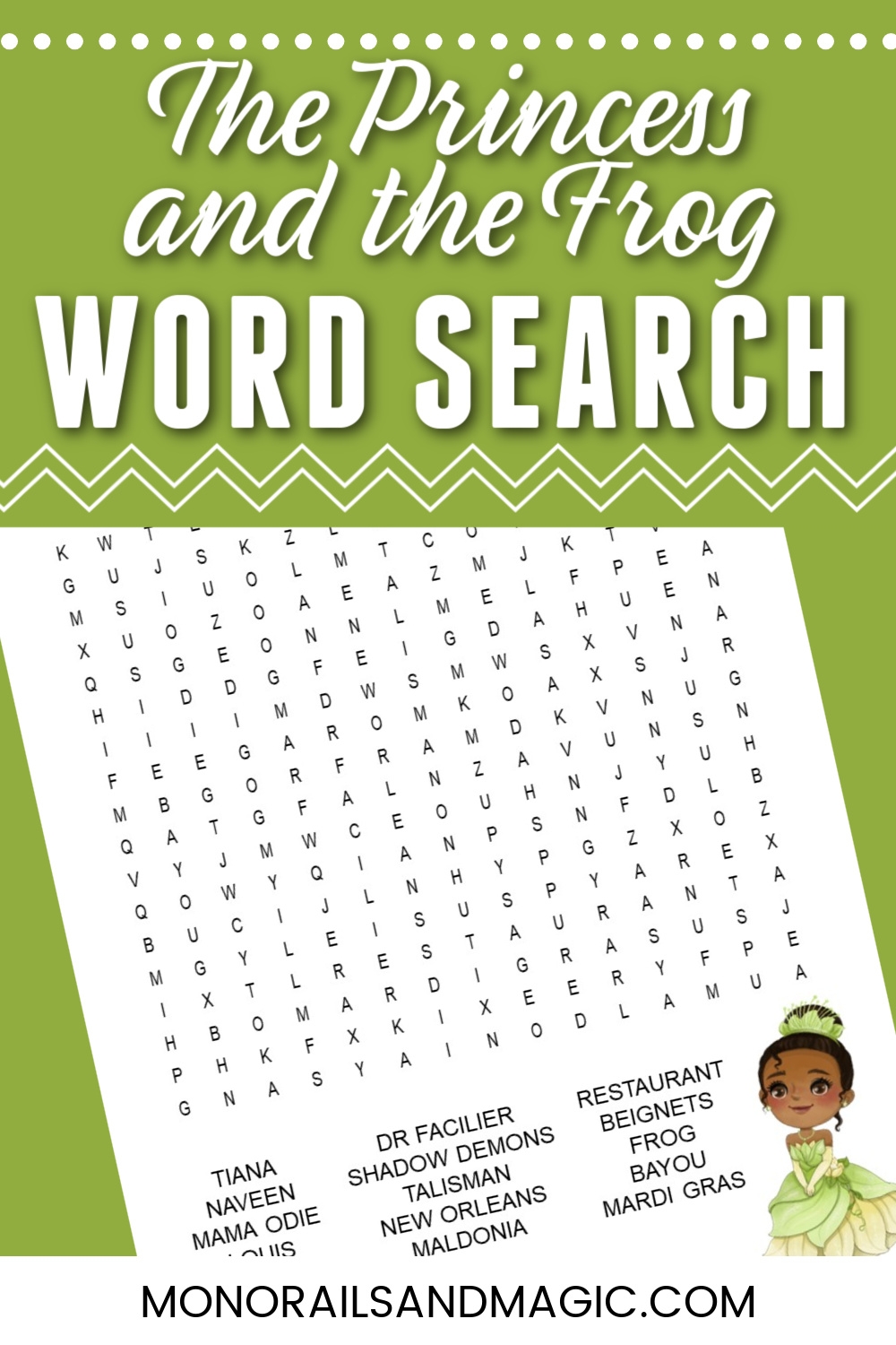 Frog Word Search Printable