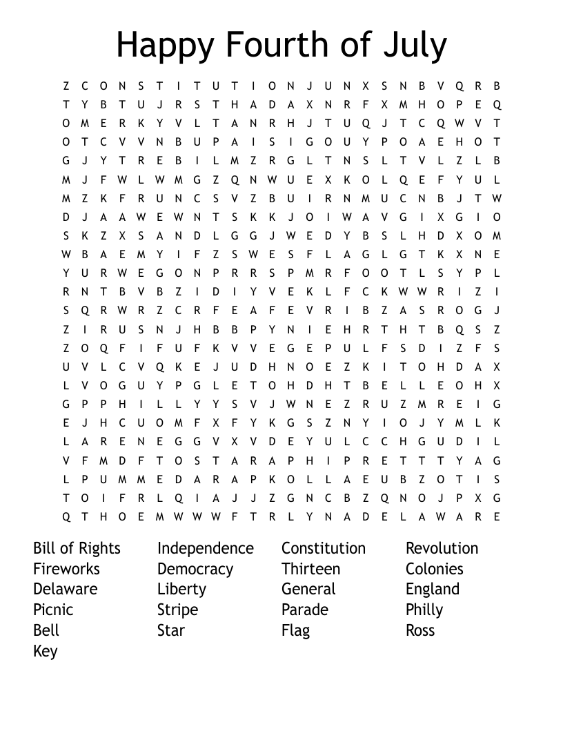 Thirteen Colonies Word Search WordMint