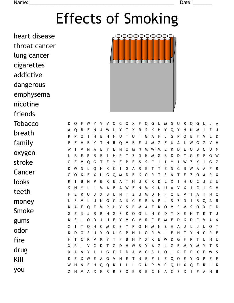 Tobacco Word Search WordMint Tobacco Word Search WordMint