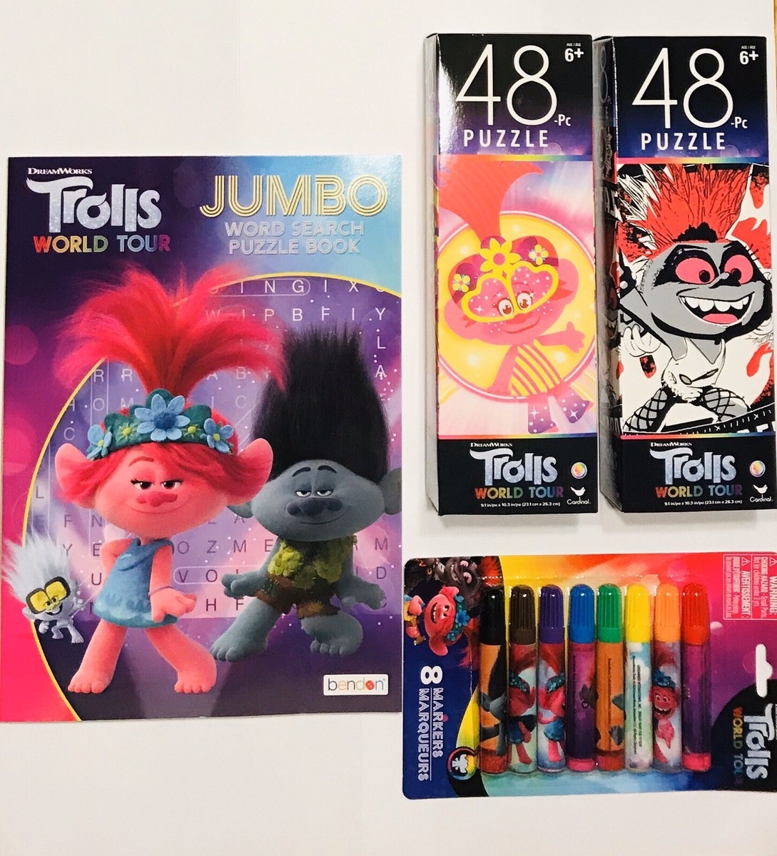 Trolls Word Search Free Printable