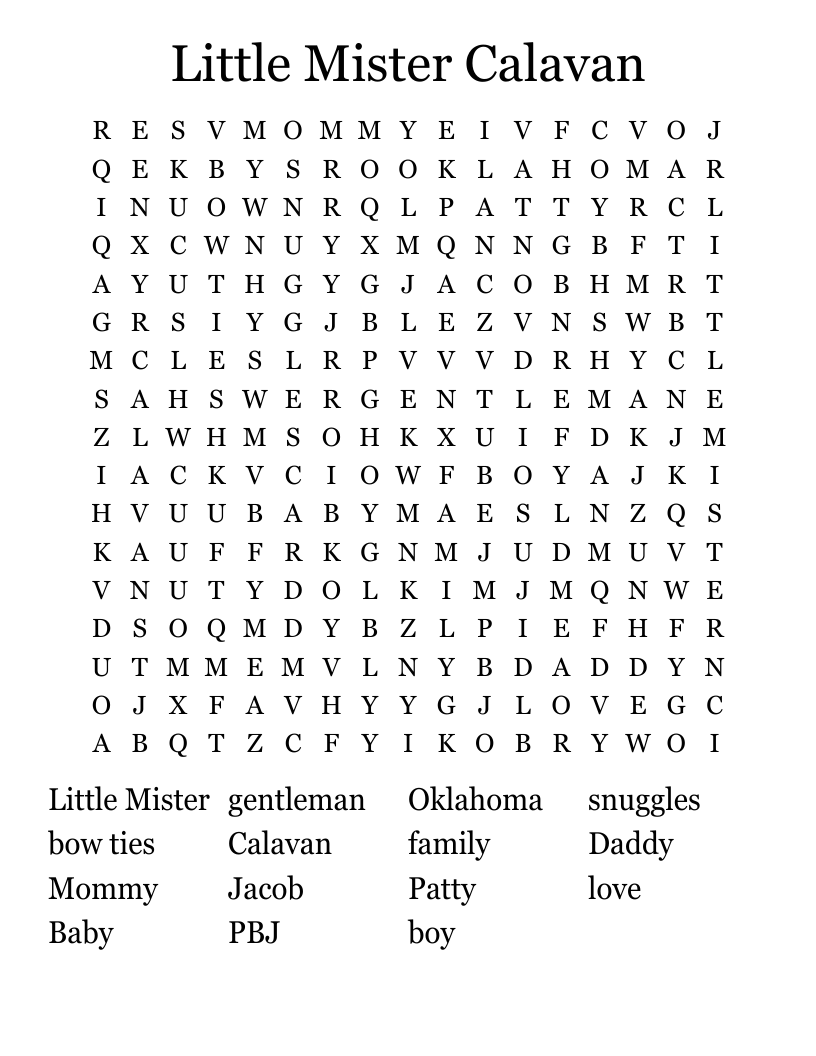Word Search Printable Tv Shows